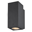 Premium-LED Outdoor Wandleuchte ENOLA SQUARE SINGLE CCT, IP65 IK02, Größe S, 6W 3000/4000K 390/450lm 30°, CRi>90, Anthrazit