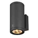 SLV LED Außenwandleuchte ENOLA ROUND UP/DOWN CCT, IP65 IK06, CRi >90, Anthrazit, Größe M, 20W 3000/4000K 1660/1900lm 2x38° SLV LED Außenwandleuchte ENOLA ROUND UP/DOWN CCT, IP65 IK06, CRi >90, Anthrazit, Größe M, 20W 3000/4000K 1660/1900lm 2x38°