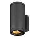 SLV LED Außenwandleuchte ENOLA ROUND UP/DOWN CCT, IP65 IK06, CRi >90, Anthrazit, Größe M, 20W 3000/4000K 1660/1900lm 2x38° SLV LED Außenwandleuchte ENOLA ROUND UP/DOWN CCT, IP65 IK06, CRi >90, Anthrazit, Größe M, 20W 3000/4000K 1660/1900lm 2x38°