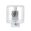 SLV Wandleuchte QUADRASS SPOT Indoor, E27, mit LED Spot 2W, 3000K, 200lm, wei�