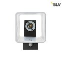 SLV Wall luminaire QUADRASS Indoor, E27, black