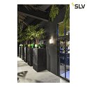 SLV Wall luminaire QUADRASS Indoor, E27, black