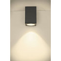 SLV Premium-LED Outdoor Deckenleuchte ENOLA SQUARE CCT, IP65 IK02, Gre L, 35W 3000/4000K 2500/2800lm 38, CRi>90, Anthrazit
