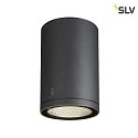 SLV Premium-LED Outdoor Ceiling luminaire ENOLA ROUND CCT, IP65 IK02, L-size, 35W 3000 / 4000K 2500 / 2800lm 38, CRi>90, anthracite
