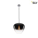 SLV Pendant luminaire PANTILO CONVEX 40 Indoor, E27, chrome, with canopy