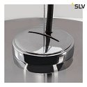 SLV Pendant luminaire PANTILO CONVEX 40 Indoor, E27, chrome, with canopy