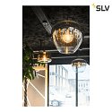 SLV Pendant luminaire PANTILO CONVEX 40 Indoor, E27, chrome, with canopy