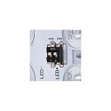 SLV Plafonnier extérieur AINOS SQUARE SENSOR avec capteur, carré, CCT Switch IP 65, anthrazit  SLV Plafonnier extérieur AINOS SQUARE SENSOR avec capteur, carré, CCT Switch IP 65, anthrazit