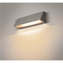 SLV LED Wandleuchte PEMA Outdoor,16W, 1260/1400lm, CCT switch 3000/4000K, grau