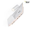 SLV Lampada da parete SOMNILA SPOT INDOOR con connessione USB, Bianco