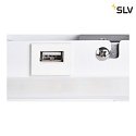 SLV Lampada da parete SOMNILA SPOT INDOOR con connessione USB, Bianco