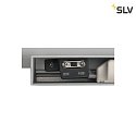 SLV LED Spiegelleuchte GLENOS® 60, CCT switch, 12W 3000/4000K 1170lm 120°, Silbergrau