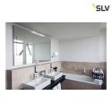 SLV LED Spiegelleuchte GLENOS® 60, CCT switch, 12W 3000/4000K 1170lm 120°, Silbergrau