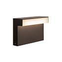 SLV LED Boden-Aufbauleuchte L-LINE OUT 30, IP65 IK02, L-Form 50cm, 11.5W 3000/4000K (CCT Switch) 780/800lm, Anthrazit, 30cm