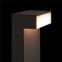 SLV Luce con piedistallo L-LINE OUT FL POLE 50 breve, CCT Switch, diretto / indiretto IP65, antracite 