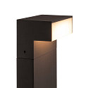 SLV Luce con piedistallo L-LINE OUT FL POLE 50 breve, CCT Switch, diretto / indiretto IP65, antracite 
