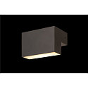 SLV LED Auenwandleuchte L-LINE OUT WL, IP65 IK02, 7W 3000/4000K (CCT Switch) 500/570lm, Anthrazit
