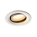 LED Ceiling recessed luminaire NUMINOS DL M, 2700K, IP20, rotatable / pivotable, 40, 1600lm, UGR 19, white/white