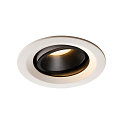 Apparecchio da incasso a soffitto NUMINOS DL M girevole, ruotabile IP20, Nero, Bianco
