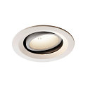 LED Ceiling recessed luminaire NUMINOS DL M, 4000K, IP20, rotatable / pivotable, 40, 1750lm, UGR 20, white/white