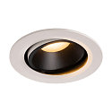 Plafonnier encastr NUMINOS DL L pivotant, rotatif IP20, noir , blanche