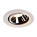 LED Ceiling recessed luminaire NUMINOS DL L, 3000K, IP20, rotatable / pivotable, 40, 2200lm, UGR 18, white/chrome