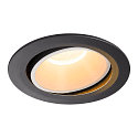 LED Ceiling recessed luminaire NUMINOS DL XL, 2700K, IP20, rotatable / pivotable, 55, 3500lm, UGR 19, black/white