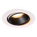 Apparecchio da incasso a soffitto NUMINOS DL XL girevole, ruotabile IP20, Nero, Bianco