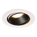 Apparecchio da incasso a soffitto NUMINOS DL XL girevole, ruotabile IP20, Nero, Bianco