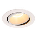 Apparecchio da incasso a soffitto NUMINOS DL XL girevole, ruotabile IP20, Bianco
