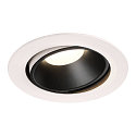 Apparecchio da incasso a soffitto NUMINOS DL XL girevole, ruotabile IP20, Nero, Bianco