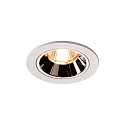 Apparecchio da incasso a soffitto NUMINOS DL S IP20, Cromo, Bianco