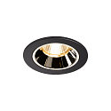 LED Ceiling recessed luminaire NUMINOS DL S, 3000K, IP20, 40, 700lm, UGR 16, black/chrome