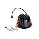 Apparecchio da incasso a soffitto NUMINOS DL S IP20, Nero