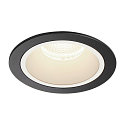 Apparecchio da incasso a soffitto NUMINOS DL L IP20, Nero, Bianco