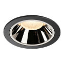 LED Ceiling recessed luminaire NUMINOS DL XL, 3000K, IP20, 20, 3500lm, UGR 17, black/chrome
