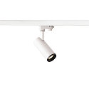 Luminaire triphas NUMINOS PHASE S, noir , blanche