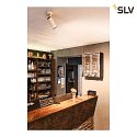 SLV LED Ceiling luminaire NUMINOS SPOT PHASE S, 2700K, 60°, 980lm, white/black