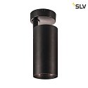 SLV Luminaire de plafond NUMINOS SPOT PHASE L IP20, noir gradable