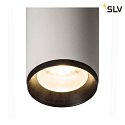 SLV LED Ceiling luminaire NUMINOS SPOT PHASE L, 4000K, 60°, 2720lm, white/black