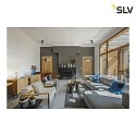 SLV LED Deckenleuchte NUMINOS SPOT DALI S, 2700K, CRi >90, DALI steuerbar, 36°, 980lm, schwarz / schwarz
