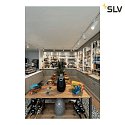 SLV LED 3-Phasen Leuchte NUMINOS DALI L, 3000K, 60°, 2400lm, Weiß / Schwarz