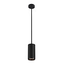 Luminaire  suspension NUMINOS PD DALI L contrlable par DALI IP20, noir