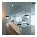 SLV Luminaire de plafond OCULUS CL DTW cylindrique, Dim-To-Warm IP20, transparent, blanche gradable