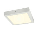 SLV LED Wand-/Deckenleuchte SENSER 24 CW, eckig, 15W, 1200lm, IP20, wei, 4000K