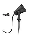 SLV Ground spike luminaire SAMRINA SP SINGLE, QPAR51, IP65, black
