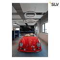SLV LED Pendant luminaire ONE 80 PD DALI UP/DOWN, CCT switch, 3000/4000K, 615/635lm, black