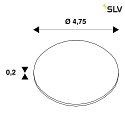 SLV Diffuseur pour NUMINOS M transparent
