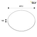 SLV Diffuseur pour NUMINOS XL mat