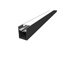 SLV Accessories for LED Strip GRAZIA 60 Profile, IP20, 1,5m, black
